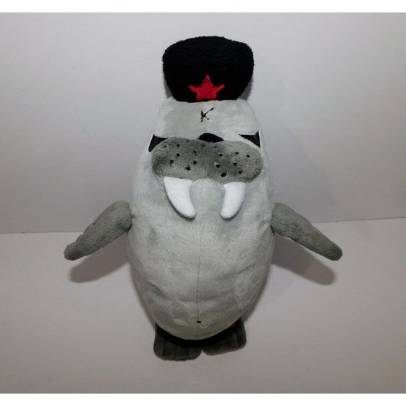 2010 Kozik X Kidrobot VASILY The Grumpiest Walrus 14.5" Plush Stuffed Toy - Picture 9 of 9